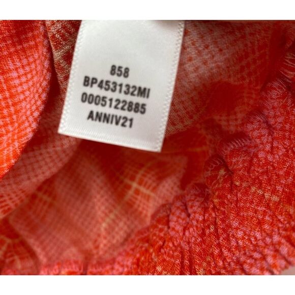 BP. Surplice V-Neck Crop Top Pink Red Plaid Faux Wrap Size XXS - Picture 6 of 10